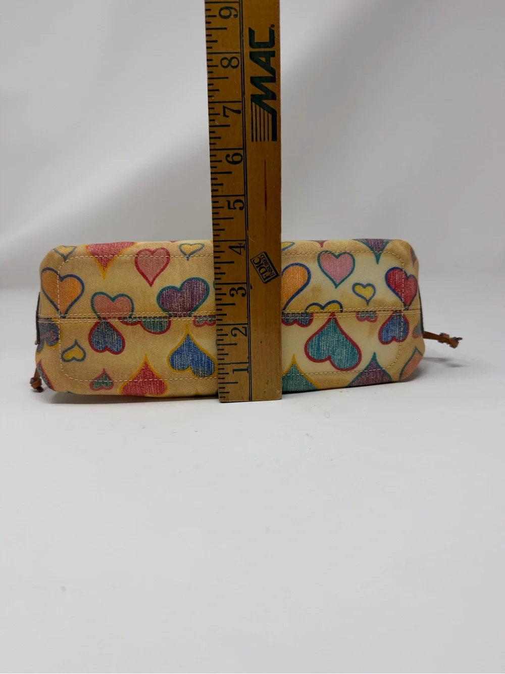 Dooney & Bourke Y2K Sweetheart Crayon Satchel With Charm Leather Strap Accents